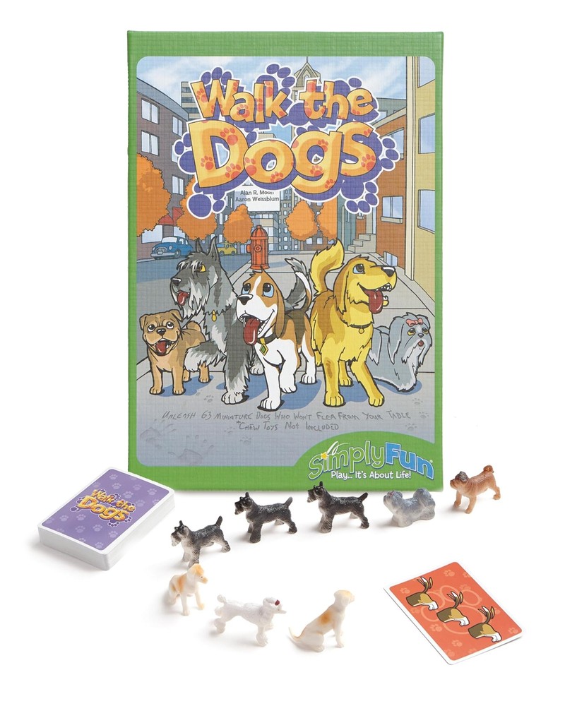 SimplyFun Walk The Dogs Math Game for Kids Ages 8 and Up