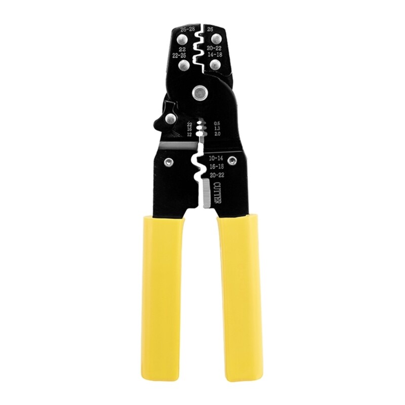 Multifunctional High Carbon Steel Crimping Tool for AWG22-10 Wires