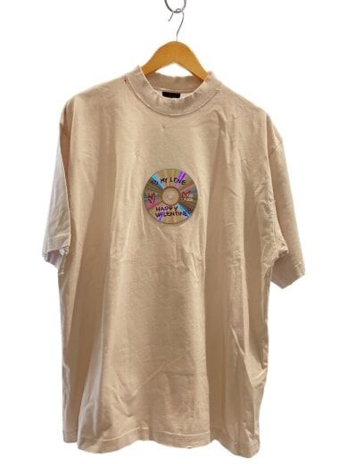 Balenciaga CD Valentine White Cotton T-Shirt Medium 24ss 764235