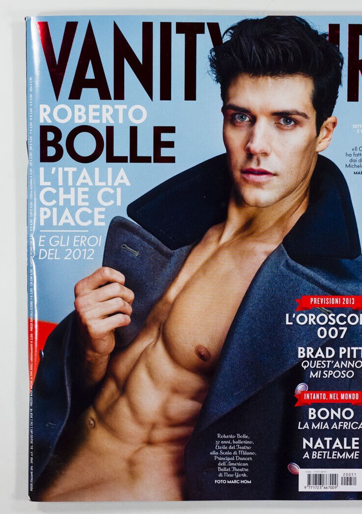 ROBERTO BOLLE BRAD PITT DREW BARRYMORE MICHAEL BUBLE BONO Vanity Fair magazine