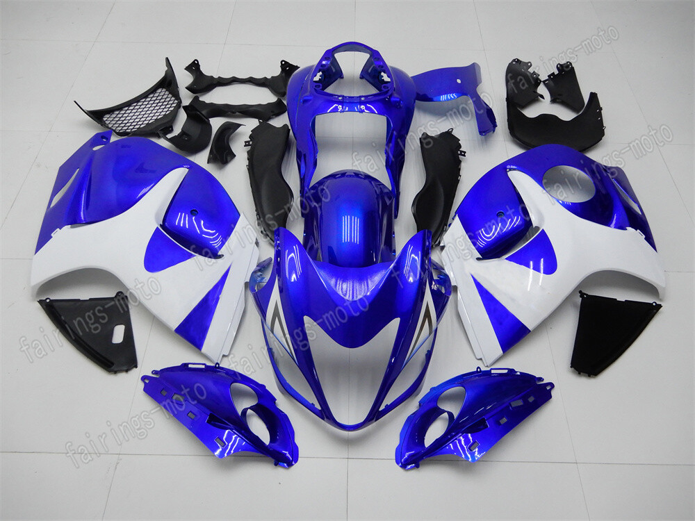 ABS Fairing Mold Kit for 2008-2020 Suzuki GSX-R 1300 in White Blue Injection Bodywork