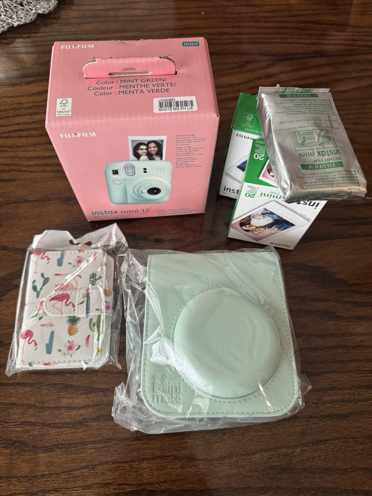 Fujifilm Instax Mini 12 Starter Kit with Film Case and Photo Book