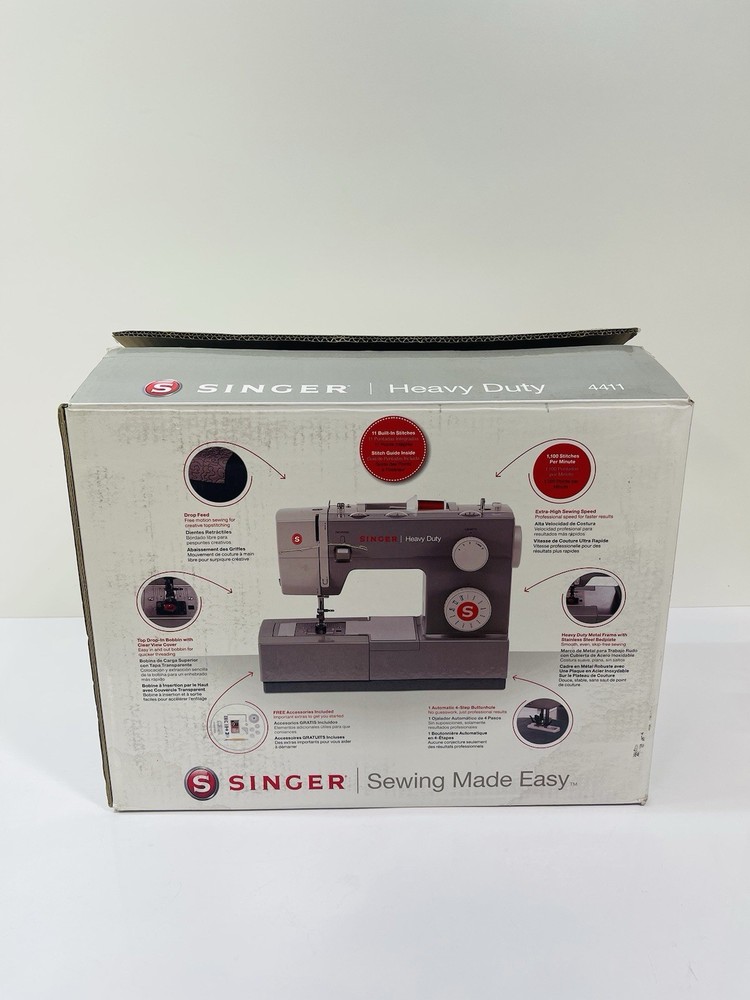 Singer 4411 Heavy Duty Sewing Machine Open Box Like New