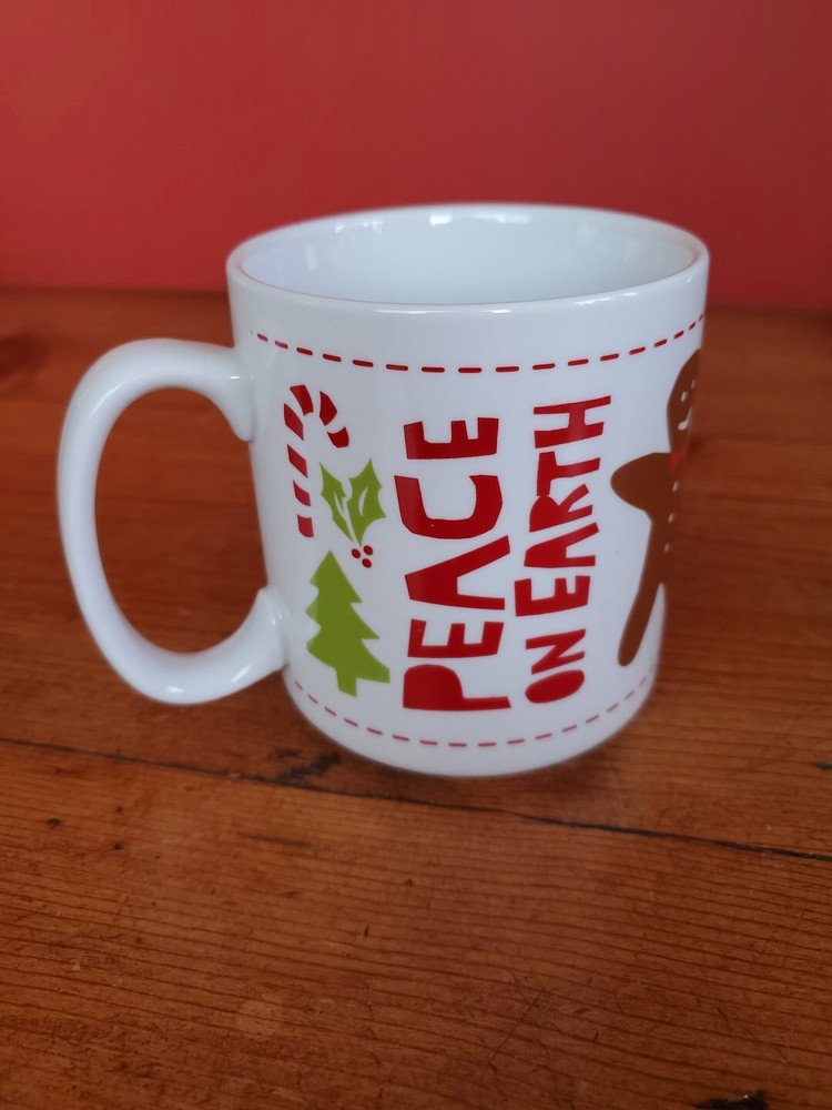 The Coffee Bean & Tea Leaf 'Tis The Season' 16oz Mug Cup Porcelain Christmas BIA