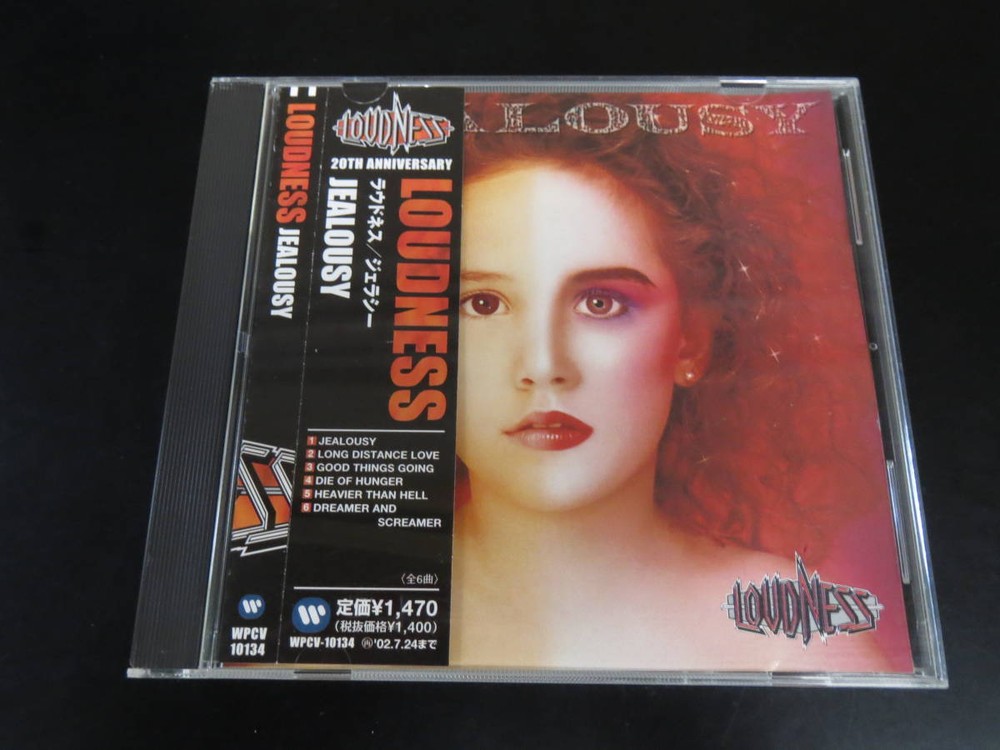 With obi  Loudness   Jealousy Japan Mini Album CD(WPCV 10134  2001)