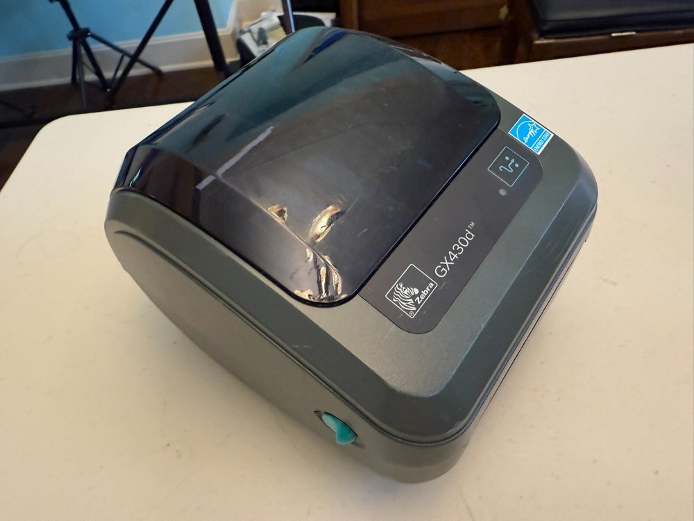 ZEBRA GX430d Thermal Barcode Label Printer GX43-202510-00DM Cordless