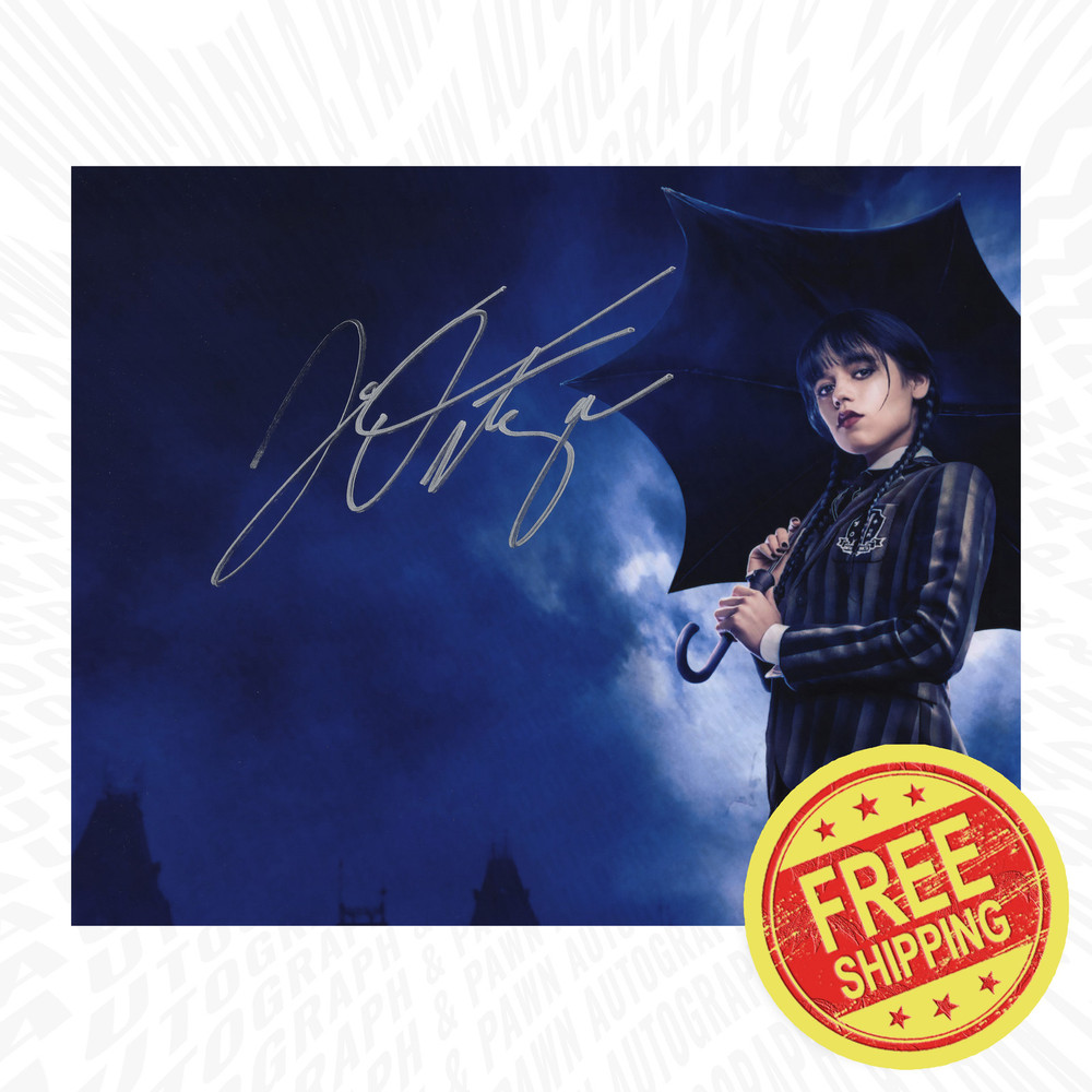 Jenna Ortega Autograph Reprint Signed 8x10 Photo Signature Poster BUY NOW-image
