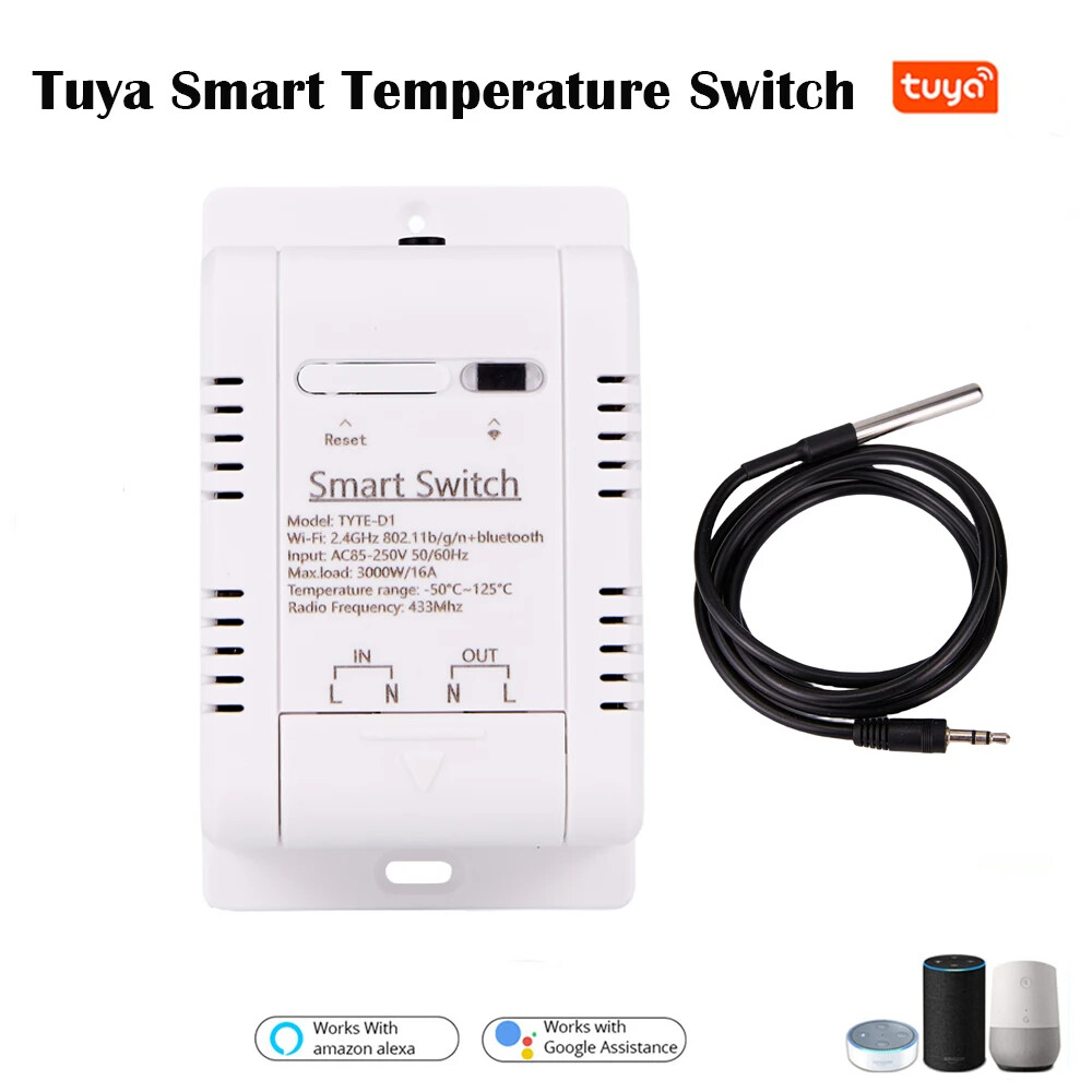 Smart WiFi Temperature Humidity Sensor for Home Security & Automation