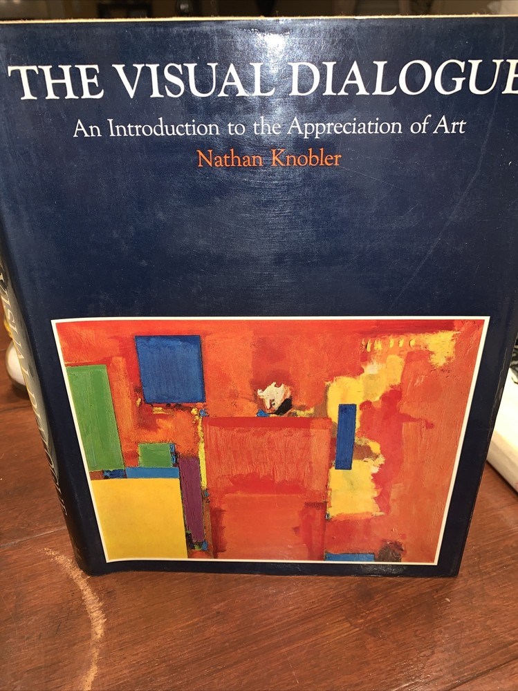 Visual Dialogue by Nathan Knobler 1966 Hardcover DJ Art Book VG++ Condition-image