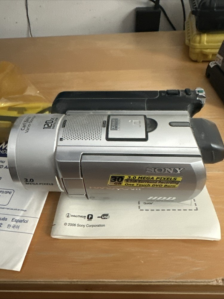 Sony Handycam DCR-SR100 Sports Pack with 2 Bags Charger & Batteries