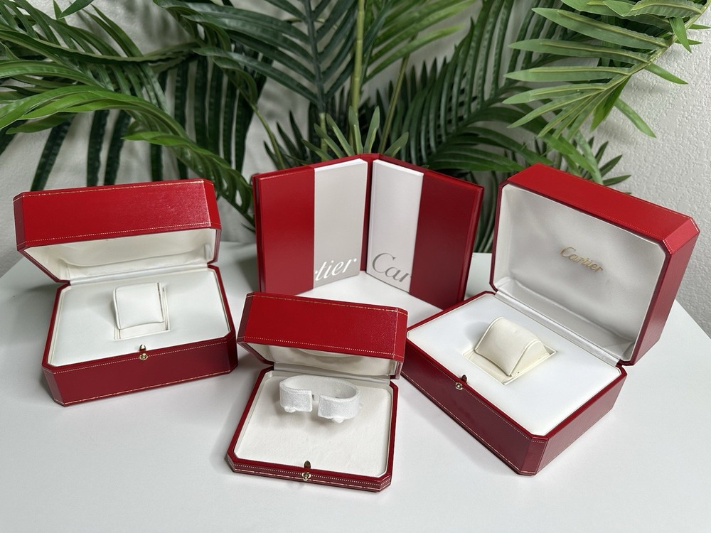 Vintage Cartier Panther Watch Set with Box Books & Wallet