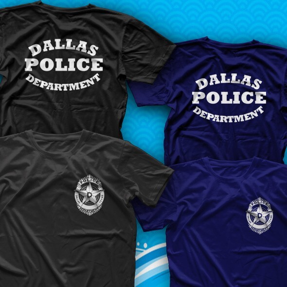 Texas Police Military Team New Gift Tees Dallas SWAT Department Polices T-Shirt