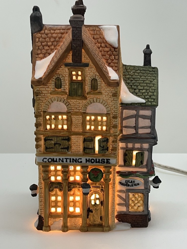 Dept 56 Silas Thimbleton Barrister Retired Heritage Village Collectible