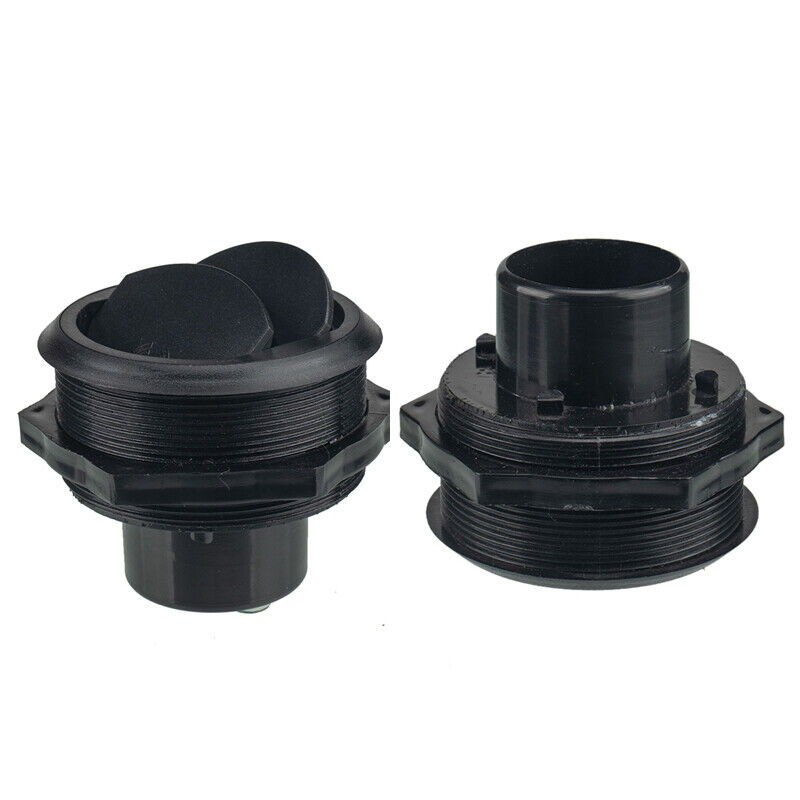 US STOCK 2× Car Boat Knob Style Dashboard AC Heater Air Vent Outlet Rotating