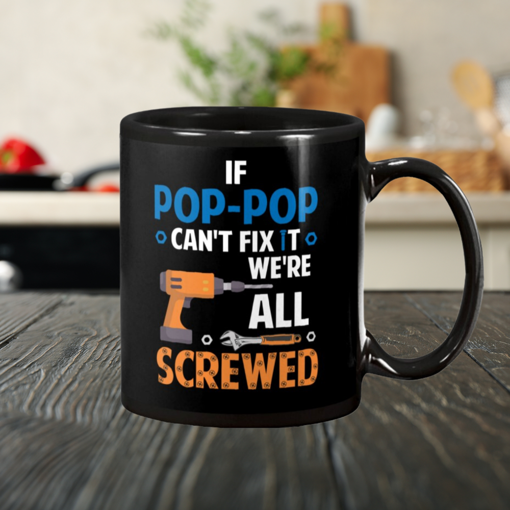 ☕ Funny Black Mug 11oz - 