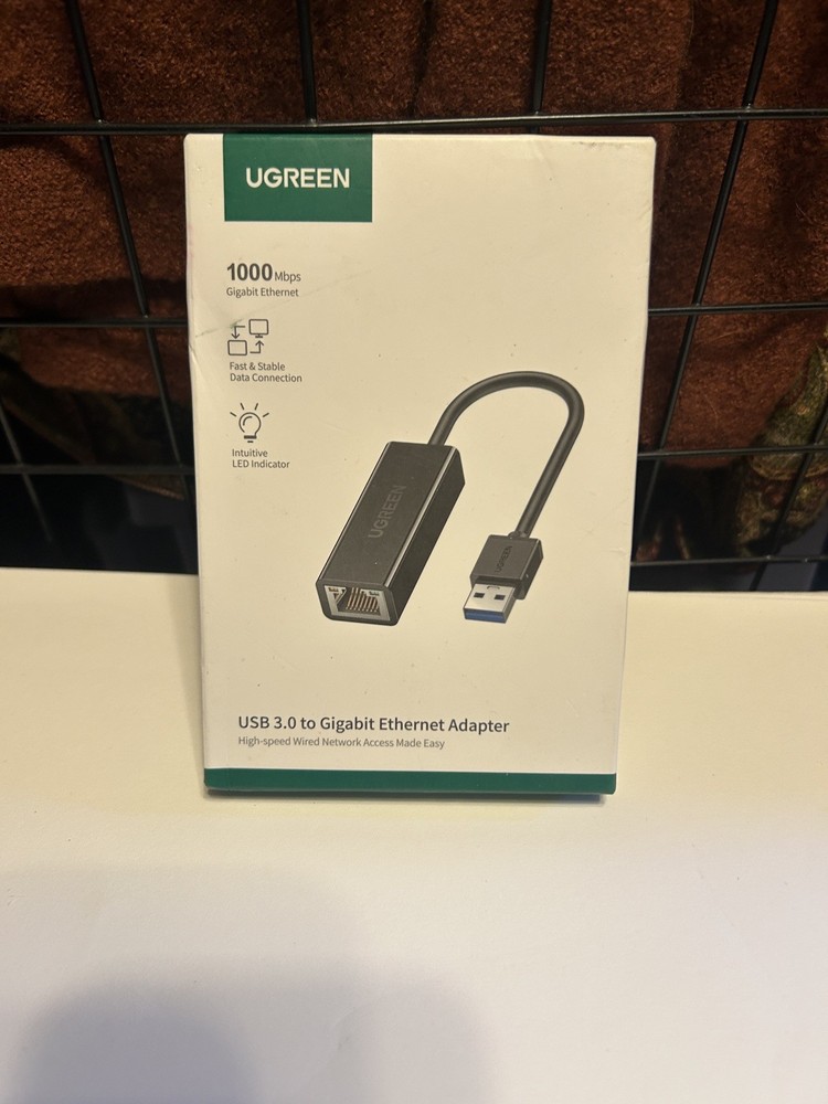 Ugreen 20256 USB 3.0 Gigabit Ethernet Adapter for Fast Wired Networking