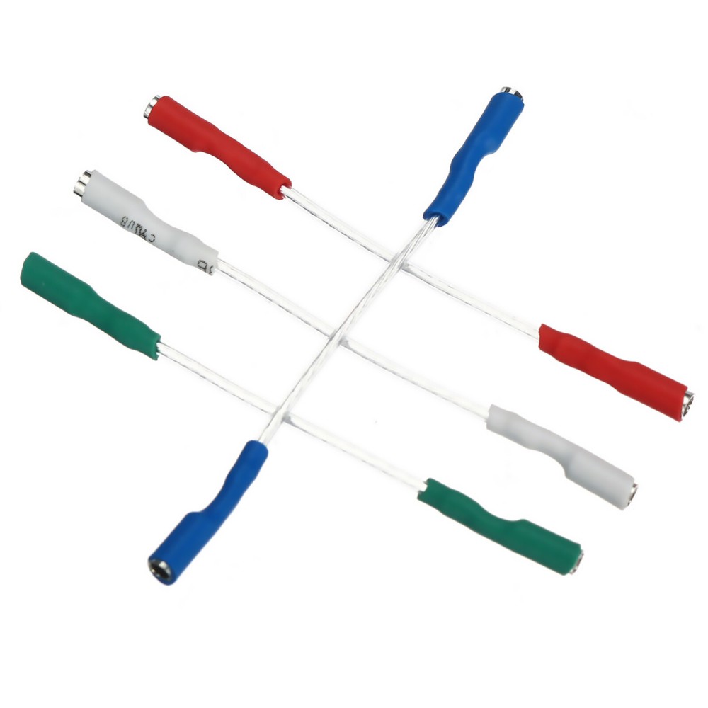 4 Pack 7N OFC Turntable Headshell Wires for Phono Cartridge Replacement