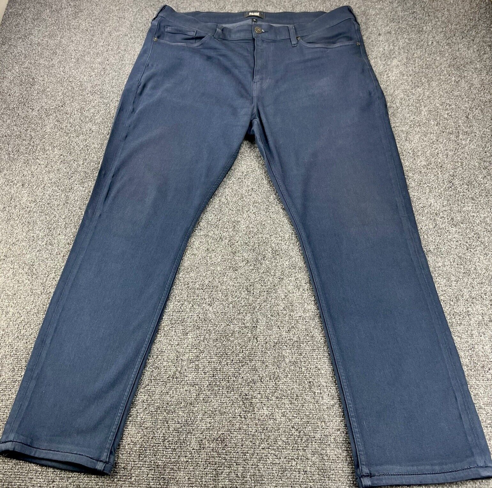 Paige Lennox Slim Fit Everson Jeans Men Blue Soft Stretch Designer 36x32 USA