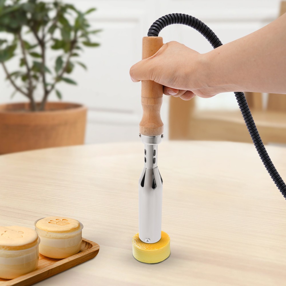 Hand-held Hot Foil Stamping Machine Logo Seal Embosser Cake Leather Belt Wallet