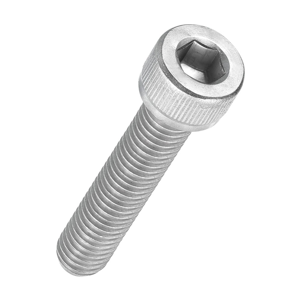 15pcs Socket Head Cap Screws - [M8-1.25 x 40mm] 304 Stainless Steel, Silver