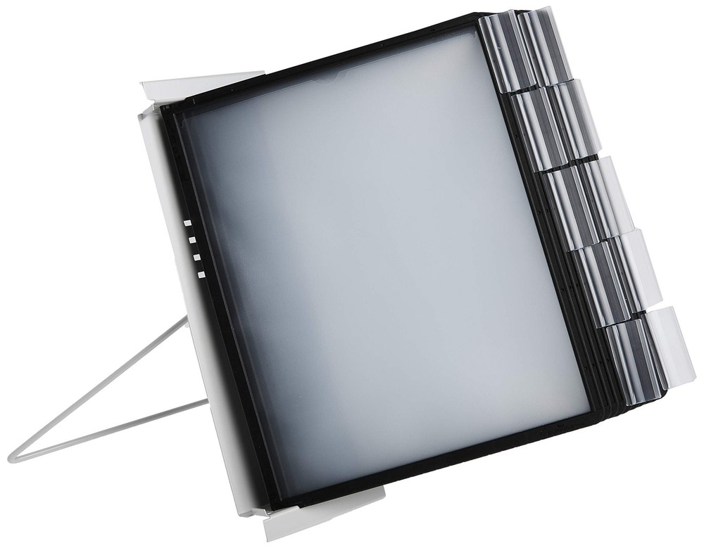 Desktop Reference System, 10 Double-Sided Panels, Letter-Size, Black, INSTAVI...