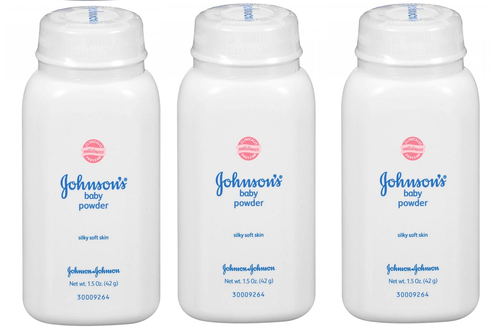 Johnsons Baby Powder Talc 50g 1.5oz Travel Size International version Pack of 3