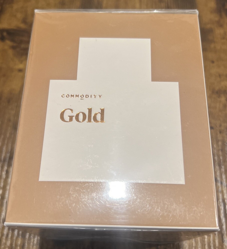 New Sealed 3.4oz Gold Fragrance Eau De Parfum Full Spray Bottle