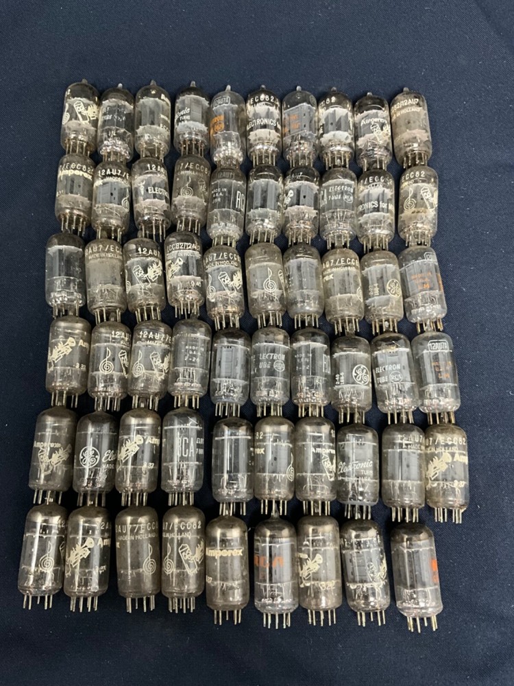 VTG lot 59 Type 12AU7 and 12AU7A Radio/Audio Tubes Untested