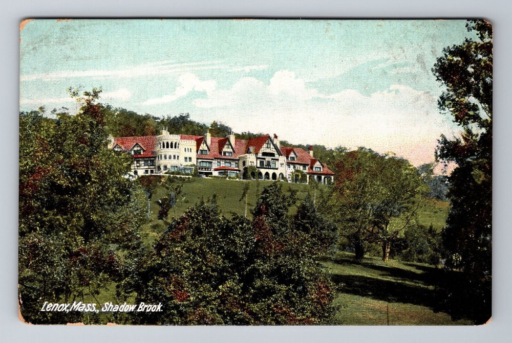 Lenox MA-Massachusetts, Shadow Brook, Vintage Postcard