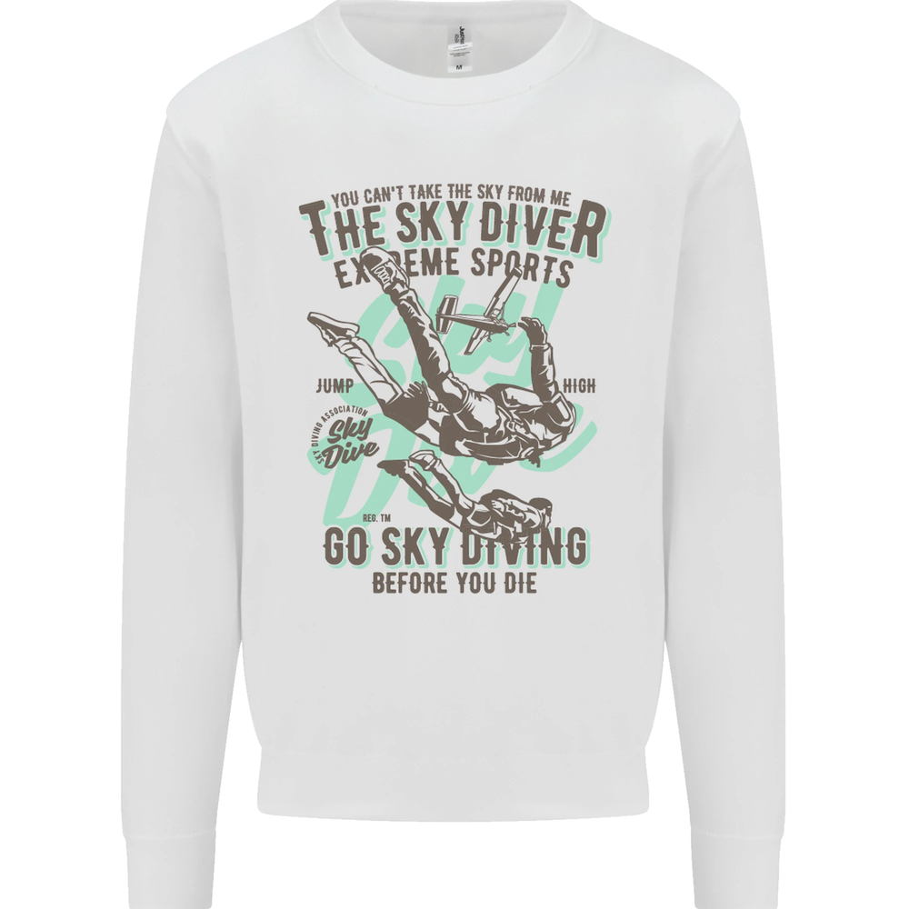 The Skydiver Extreme Sports Skydiving Mens Sweatshirt Jumper