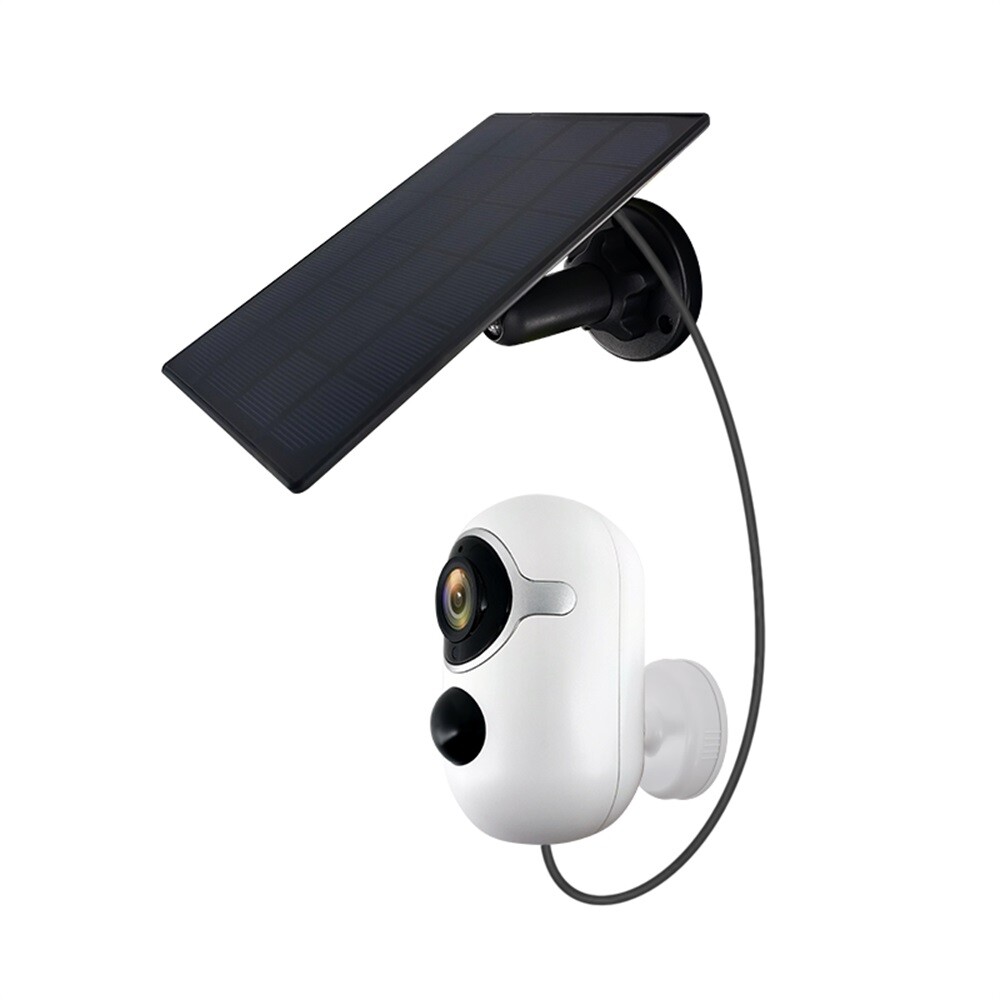 1080P Wifi Solar Security Camera IP Outdoor CCTV Cam PIR Infrared Night Vision