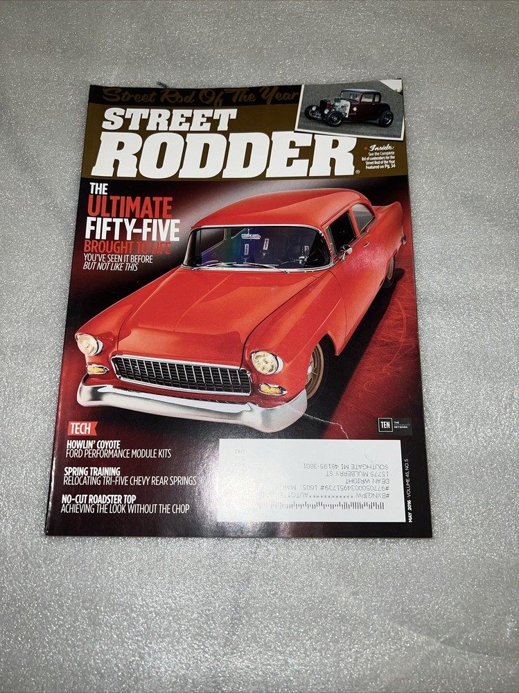 Street Rodder Magazine - May 2016 -  T58