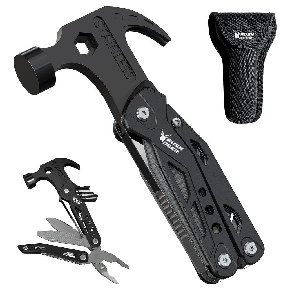 14-in-1 Multitool, Gifts for Dad, Mini Hammer Multitool, Small Hammer Tool, S...
