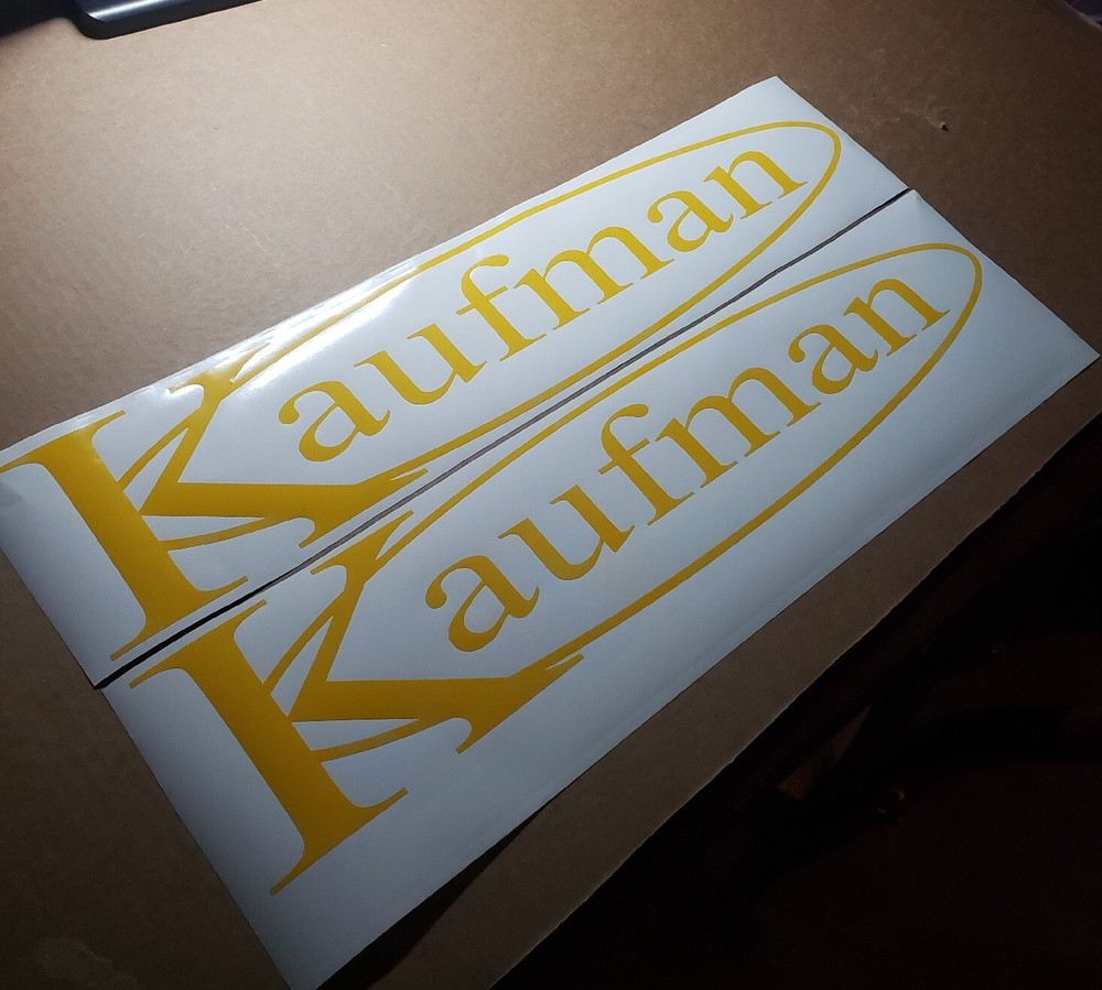 Kaufman Trailers Decal Kit (Set of 2) Flatbed Trailer 24