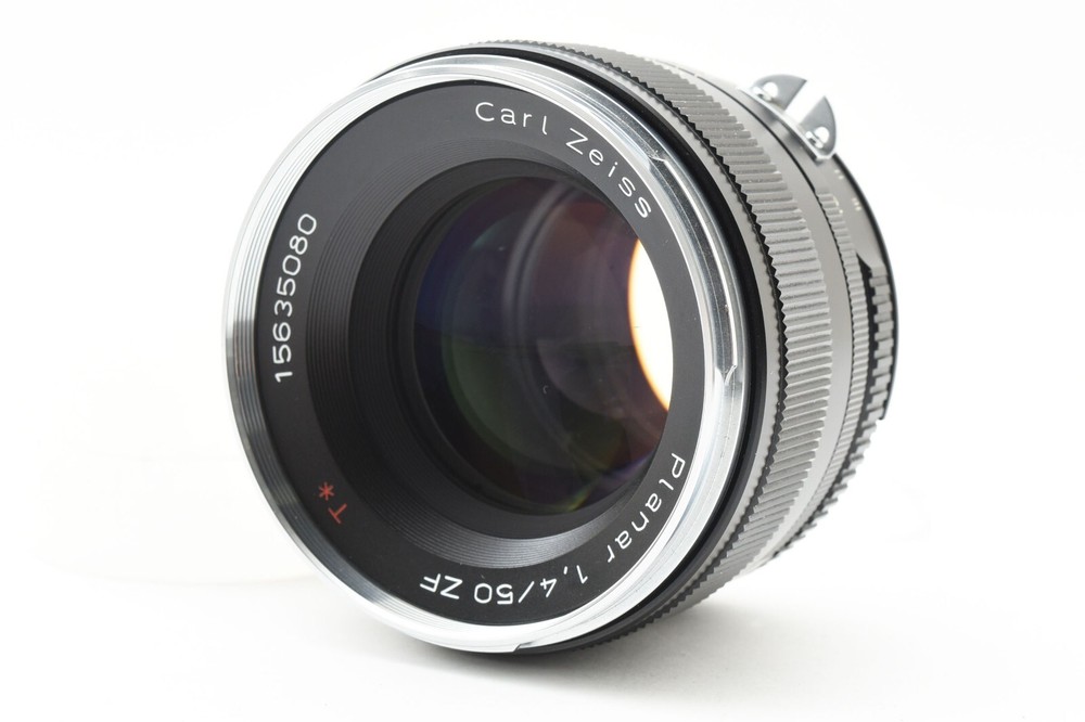 Carl Zeiss Planar T 50mm f1.4 Manual Focus Lens for Nikon F Mount Japan EXC+5