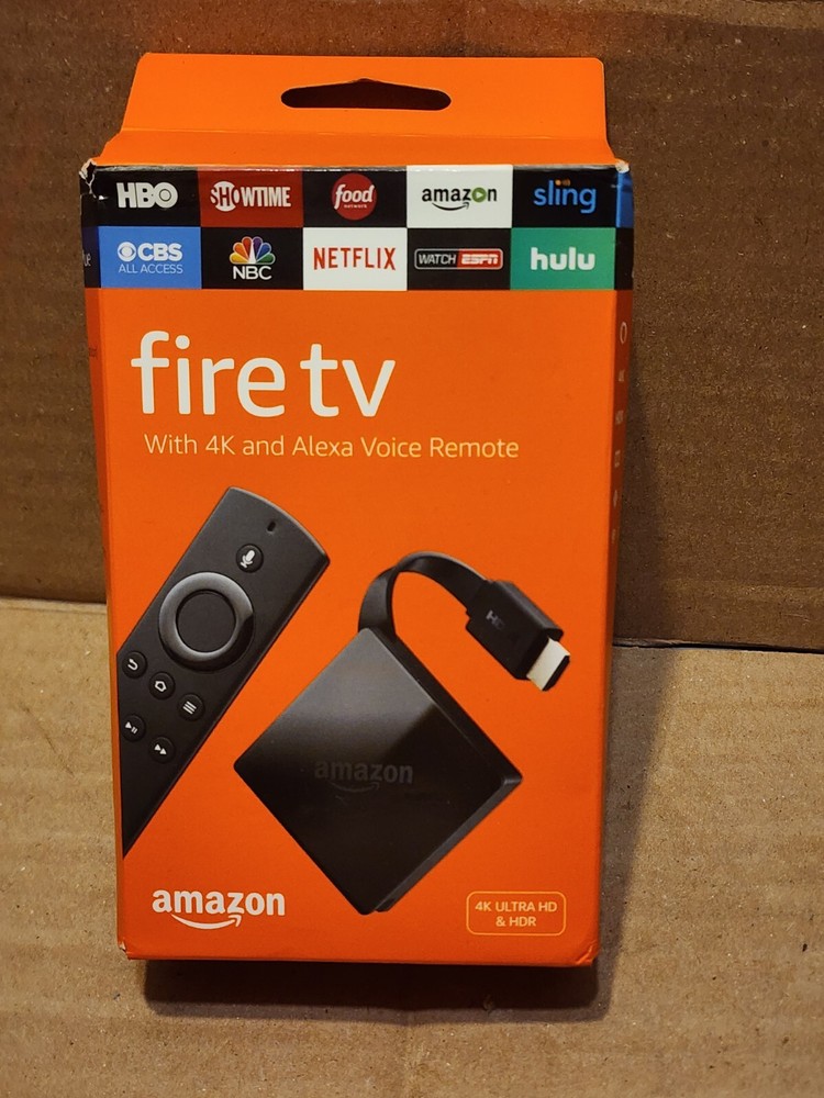 Amazon Fire TV with 4K Media Player Alexa Voice Remote HDR Free shipping-image
