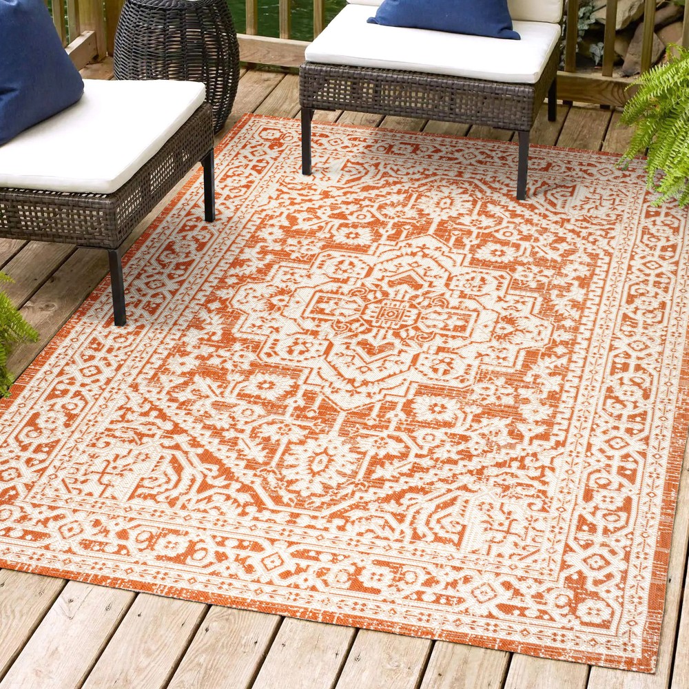 Jonathan Y Santa Monica 4x6 Multicolor Polypropylene Outdoor Rug