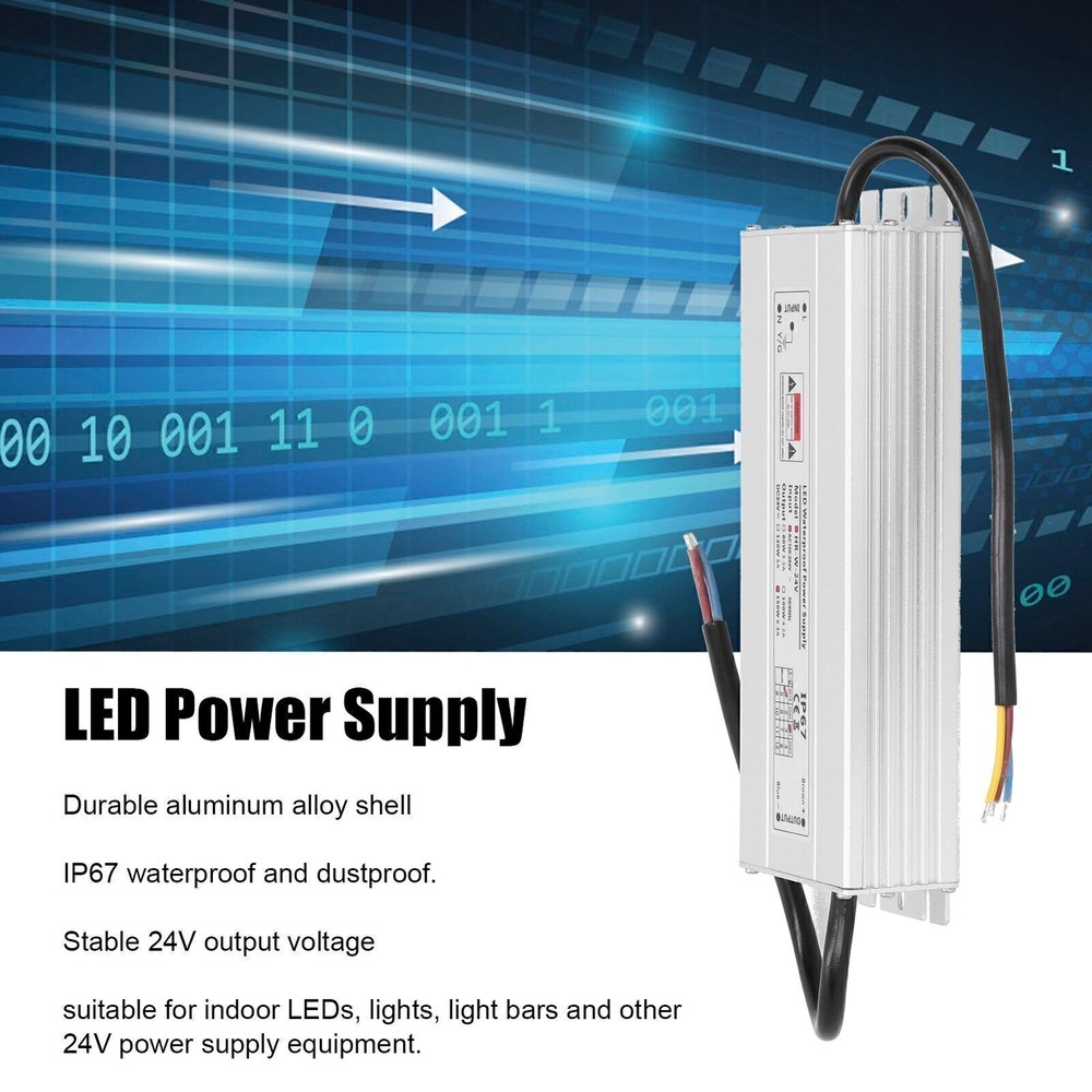 24V 150W Switching Power Supply IP67 Waterproof LED Driver for Indoor Lamp Light