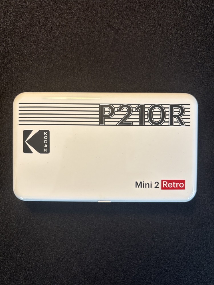 Kodak P210R Mini 2 Retro Portable Instant Photo Printer WITH Charging Cord