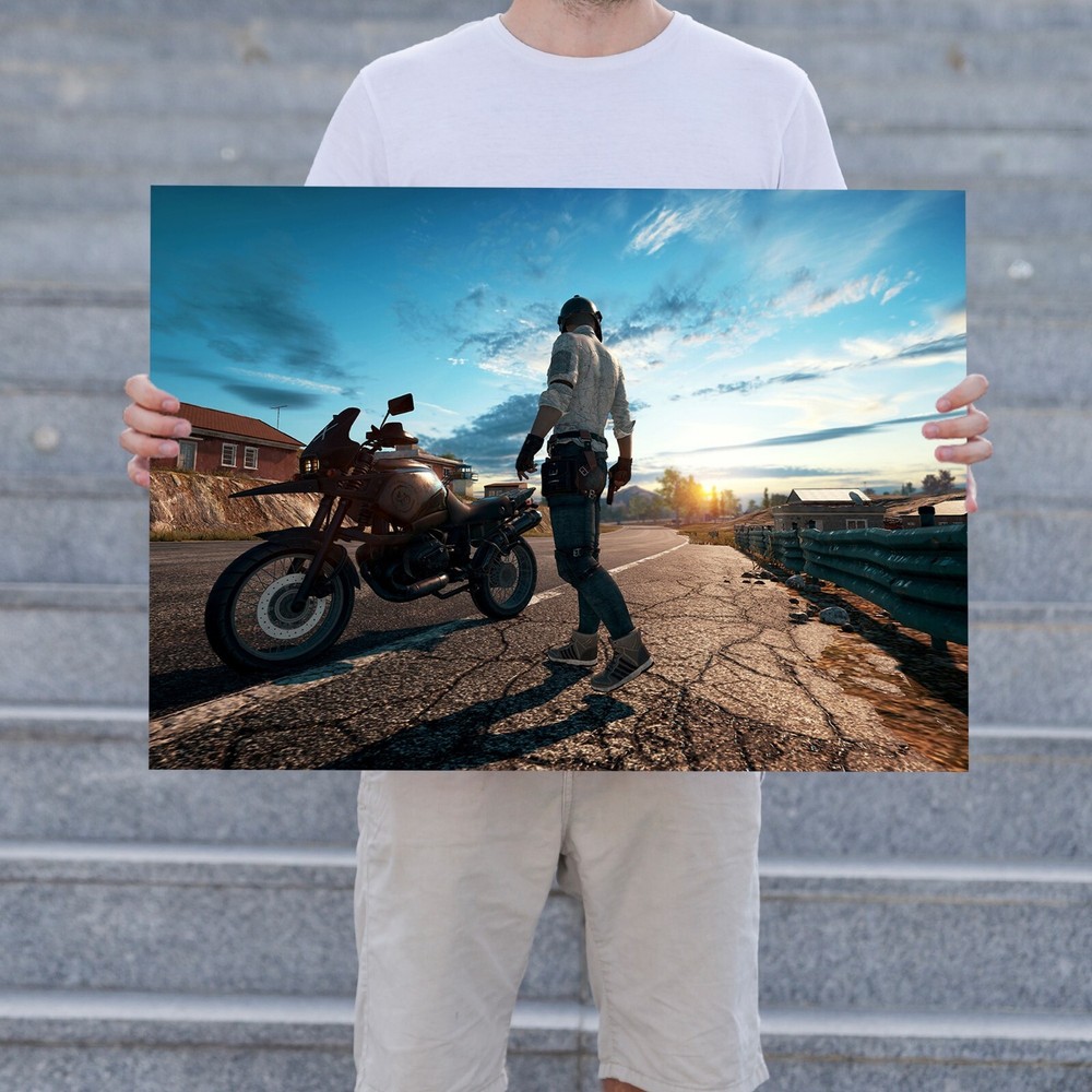 Game Visual, Motorcycle Lover Gallery, Original Painting, Glass Wall Mirror-image