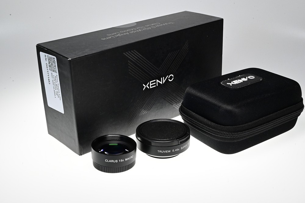 Xenvo Truview 0.45x Super Wide Angle Lens Clarus 15x Macro for Smartphones #G483