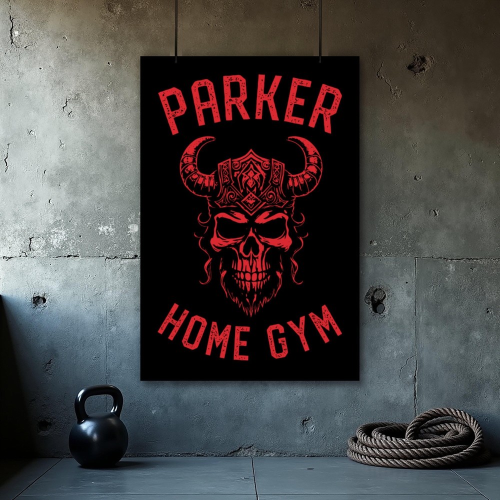 Personalized Gym Decor Poster - Motivational Fitness Wall Art