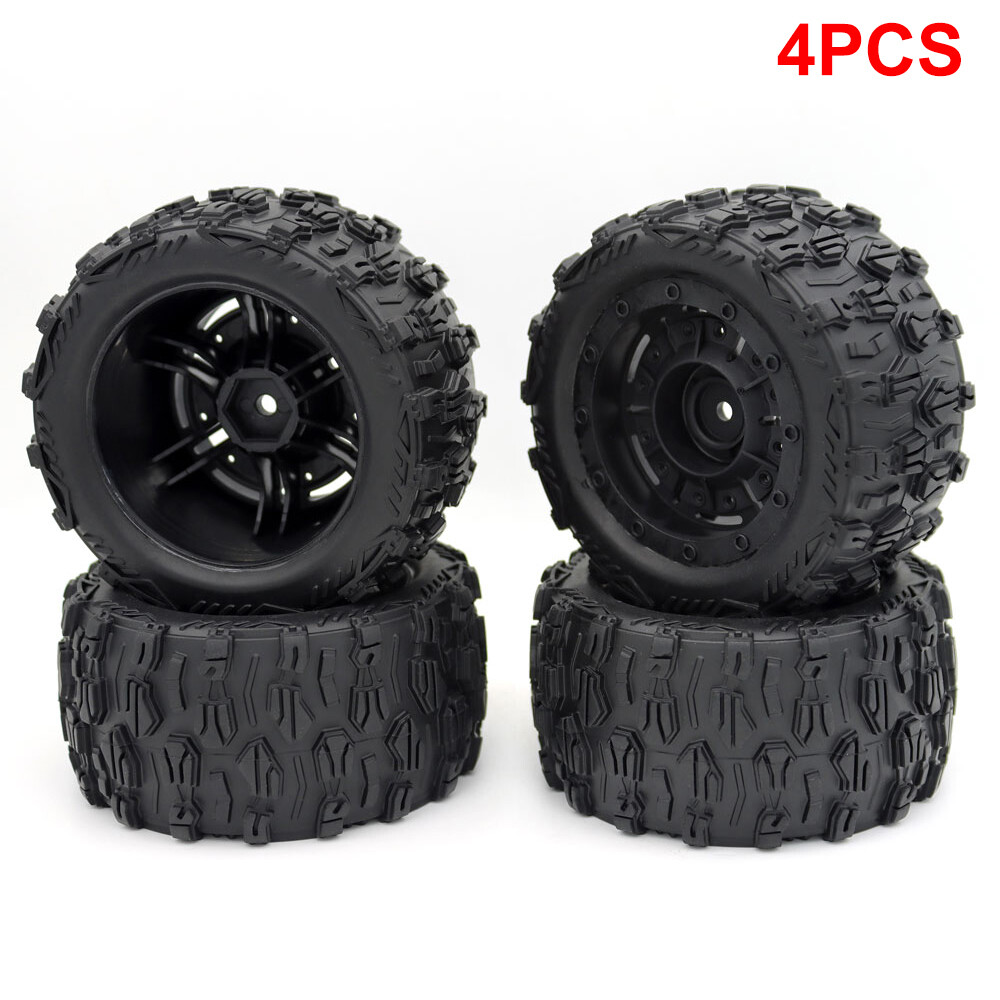 ZD Racing 12mm Hex Rubber Tires for 1/16 MT-16 Off-Road Car 4PCS