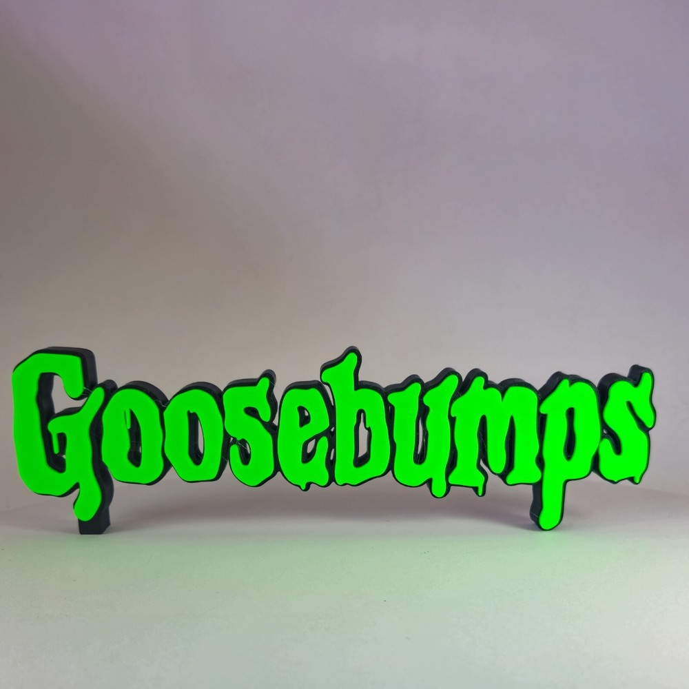 GOOSEBUMPS Movie Logo Stand-Iconic 3D printed Display sign 8