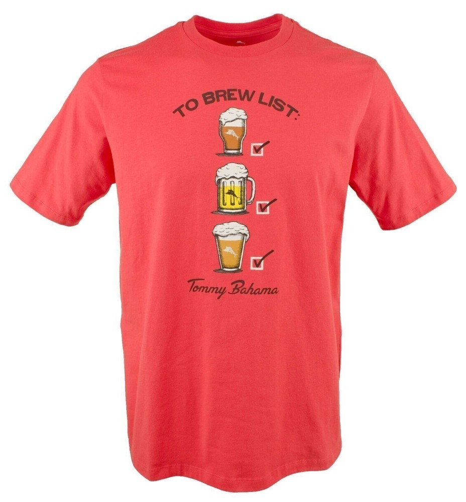 Customer Return Tommy Bahama Men's To Brew List T-Shirt-LR-S-image
