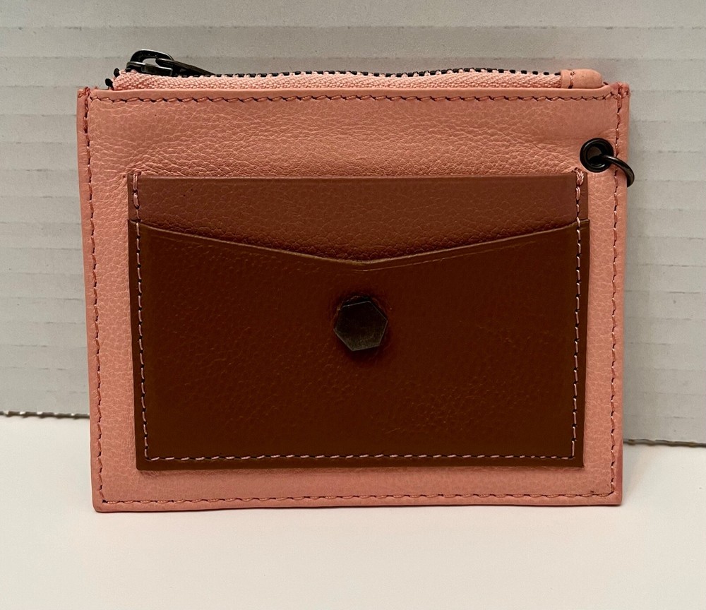 Soft Pink Genuine Leather Credit Card & ID Holder Made in India-image