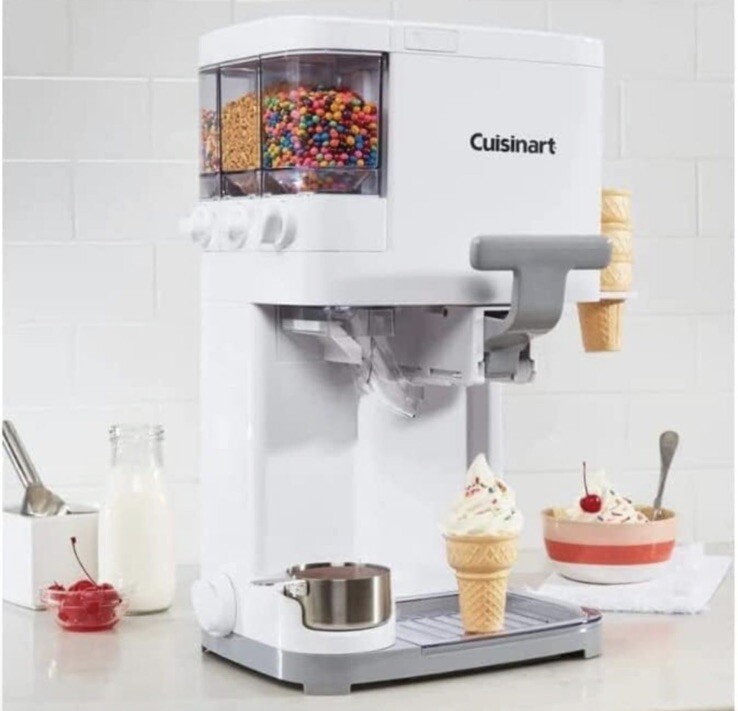 Cuisinart Soft Serve Ice Cream Machine Ice Cream Maker Tabletop