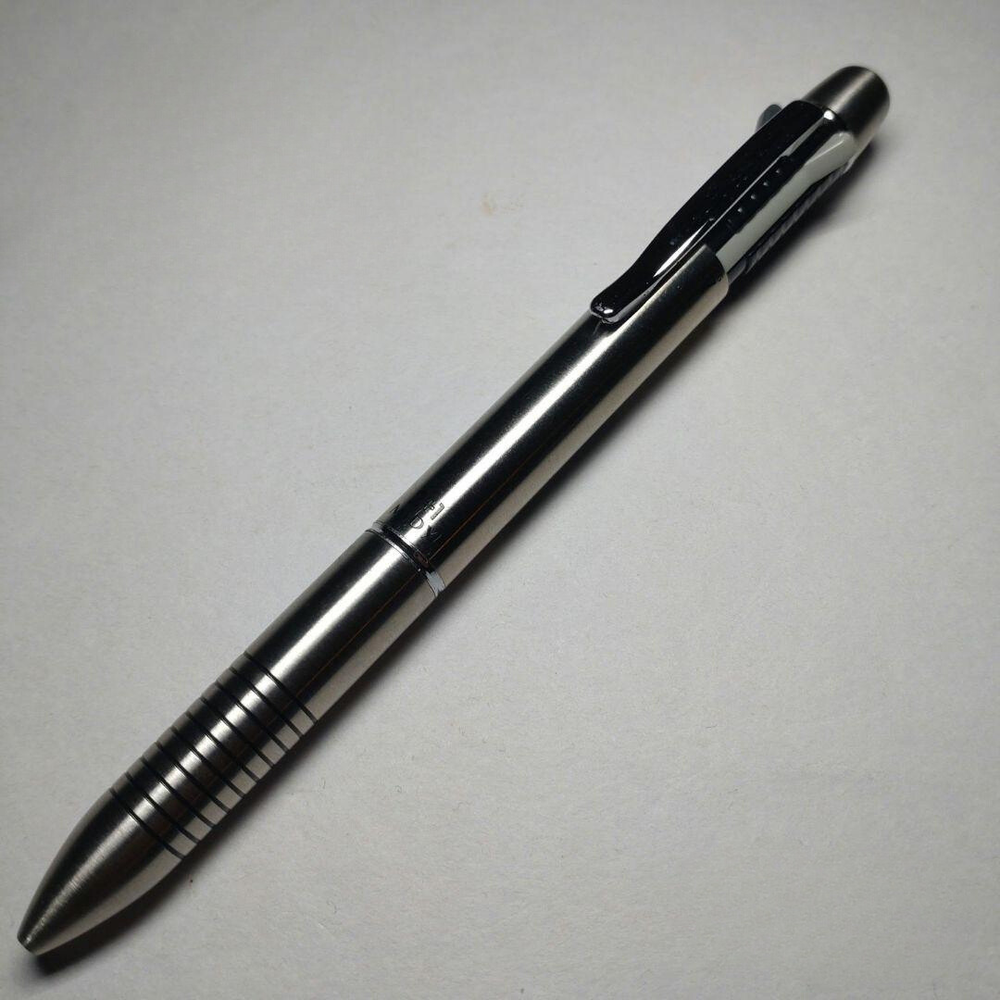 NOS Pilot 2+1 Midy Multi Function Pen Mechanical Pencil Etched Stainless Steel