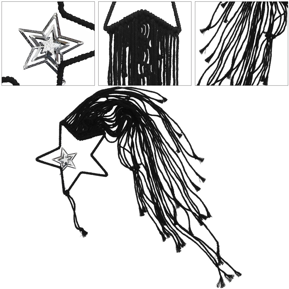 Macrame Star Plant Hanger for Balcony or Nursery Decor