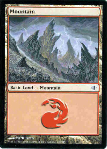 MOUNTAIN 242 X4 Shards of Alara MTG Magic the Gathering Cards DJMagic